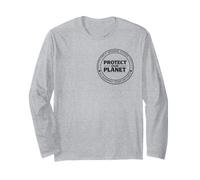 Regalo Ecologico per la conservazione della Giornata della Terra per Il Clima Maglia a Manica
