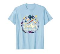 Regalo educativo ispiratore per Insegnante Che Fa la magia accadere Maglietta, Uomo, Celeste, L