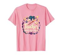 Regalo educativo ispiratore per Insegnante Che Fa la magia accadere Maglietta, Uomo, Rosa, L