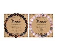 Regalo Festa Dei Nonni Bracciale Regali Nonni dai Nipoti Originali Idee Regalo per Nonno e Nonna Compleanno Natale Capodanno Pasqua Festa Del Papà e Della Mamma Regali Nonno e Nonna Natale dai Nipoti