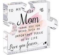 Regalo Festa della Mamma Per Madre Moglie Della Figlia Figlio Bella Acrilico Puzzle Pattern Pezzo Casa Ufficio Decorazione