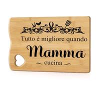 Regalo Festa Della Mamma Regalo Per La Mamma Regalo Mamma Compleanno Tagliere In Bambù Inciso Regali Per Mamma Idee Regalo Mamma Regalo Mamma Natale
