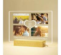 Regalo festa della Mamma Targa Lampada Personalizzata con foto Idee regalo - Luce notturna Regali compleanno per mamma, Regalo Natale Originale regalo per mamma