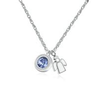 Regalo Figlia Collana Angelo Sagapo Donna Acciaio Punto Luce SKT03