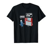 Regalo floppy e chiavetta USB per un nerd del computer Maglietta