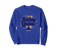 Regalo Floreale con Corona Raising Queens: Empowering Daughters Felpa, Unisex per Adulti, Blu Reale, XXL