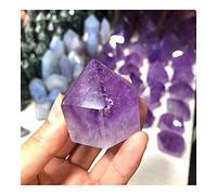Regalo for la famiglia Cristallo feng shui lucido Torre di pietra preziosa ametista viola naturale for Reiki Pietra fortunata Cristallo ZOUCUNXIYIN (Color : One Size, Size : 180-200g)
