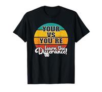 Regalo grammaticale retrò, Stile Invecchiato, Your vs You Maglietta