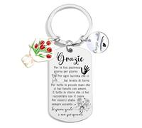 Regalo Grazie Portachiavi grazie regalo dire grazie amica maestra Regalo Maestra Fine Anno Regalo Maestra Portachiavi Regalo Laurea Regalo Insegnante collega regalo grazie regalo grazie di tutto (4)