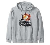 Regalo I Love Bacon And Eggs Felpa con Cappuccio