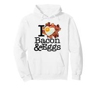 Regalo I Love Bacon And Eggs Felpa con Cappuccio