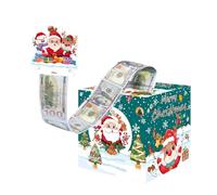 Regalo in contanti per bambini - scatole di denaro di Natale per contanti | Christmas Monêy Holder Fôr Câsh | | Boxes di compleanno con 30 box trasparente monêy box fôr câsh con set di carte pull out