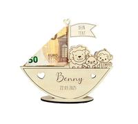 Regalo in denaro per nascita, battesimo, regalo per ragazzo personalizzato, compleanno, comunione, cresima, battesimo, ragazza, manifattura amorevole (desiderio)