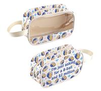 Regalo ispirato al programma televisivo I'm Just Asking for A 8 Ball and 2 Million Clear Cosmetic Bag Regalo Sarcastico Humor, Million Bag