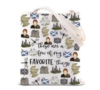 Regalo ispirato al programma televisivo Scozia Edimburgo Regalo Sassenach Dragonfly Fans Tote Bags Claire Jamie Fraser Lover Regalo, Out Tote, medium