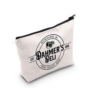 Regalo ispirato al serial killer Dahmer's Deli Borsa per il trucco serial killer Fan Borsa per cosmetici True Crime Fan Regalo con cerniera, Gastronomia Dahmer