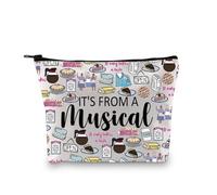 Regalo ispirato alla cameriera Broadway Musical Merchandise It's from A Musical Theatre Makeup Bag, Da Waitress Eu, Borsa cosmetica con stampa