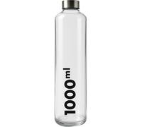 Regalo Italiano Bottiglia Boros D 7,5 Cm H 30 Cm 1 Lt Vetro Trasparente