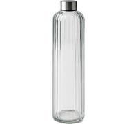 Regalo Italiano Bottiglia Boros D 8 Cm H 27 Cm 1 Lt Vetro Trasparente