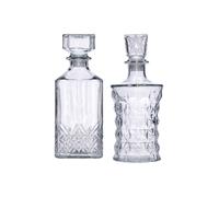 Regalo Italiano Bottiglia in Vetro Ass. 2 Modelli 800 Ml 9 x 9 Cm H 23 Cm 1 Pz