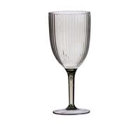 Regalo Italiano Calice Vino Plastica Pangar Ass. D 8 Cm H 20 Cm Grigio Blu o Porpora 1 Pz