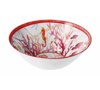 Regalo Italiano Ciotola Melamina Shell D 32 Cm H 11 Cm Rosso 1 Pz