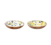 Regalo Italiano Ciotola Yari Ass. D 30 Cm H 6 Cm Legno 1 Pz