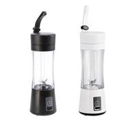 Regalo Italiano Frullatore Portatile Ricaricabile 380 ml D 8 Cm H 24 Cm - Mini Blender USB per Smoothie e Frullati Assortito 1 Pz