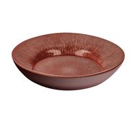 Regalo Italiano Piatto Fondo Melamina D 22 Cm H 4,5 Cm Tortora