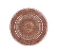 Regalo Italiano Piatto Frutta in Melamina D 24 Cm H 3 Cm Terra