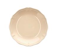 Regalo Italiano Piatto Frutta Siria in Melamina D 22 Cm Beige