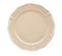 Regalo Italiano Piatto Piano Siria in Melamina D 27 Cm Beige