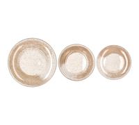 Regalo Italiano Servizio Piatti Cody 18 Pz Porcellana Marrone