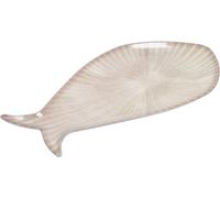 Regalo Italiano Vassoio Pesce Melamina 36 x 19 Cm Ass. Grigio Blu 1 Pz