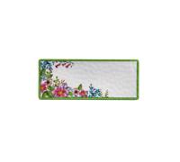Regalo Italiano Vassoio Rettangolare Shia Melamina 27 x 11 Cm H 1,5 Cm Multicolor