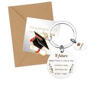 Regalo Laurea Donna Portachiavi Laurea Idee Regalo Compleanno Donna Regalo Anniversario Per Lui Fine Anno Regali Laurea Ragazza Uomo Originali Bomboniere Laurea Biglietto Auguri Laurea Per Lei Amico