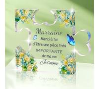 Regalo madrina regalo festa del mare per madrina acrilico blocco puzzle idea regalo madrina compleanno regalo madrina batteme regalo festa del mare regalo per madrina, battesimo, nascita