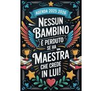 Regalo Maestra: Agenda Settimanale Insegnante Elementare Asilo Primaria | Una Settimana su 2 Pagine A5