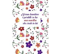 Regalo Maestra Elementare - Quaderno taccuino a righe per maestra, blocco appunti 110 pagine in carta premium: scrittura ultra scorrevole. Misura 15,24 x 22,86 cm