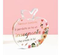 Regalo Maestra,Regalo per Insegnante,Regalo Maestre Fine Anno,Regali Maestre Fine Anno,Regalo Maestra Asilo,Regalo Professoressa,Regalo Colleghe Maestre,Regali Di Natale per Maestre,Targa Maestra