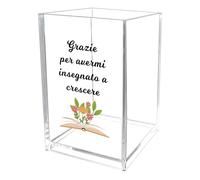 Regalo Maestre Fine Anno Grazie Regali Regali per Maturità Natale Regali Fine Anno Laurea Compleanno Valentino Pasqua Halloween Festa Della Donna Idee Portapenne Originali per Migliore Maestre