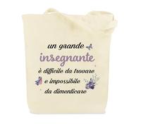 Regalo Maestre Fine Anno,Idee Regalo per Insegnanti Colleghe Maestre Natale,Regali Professoressa Fine Anno Personalizzato,Regali Professori Terza Media San Valentino Compleanno Divertenti,Borsa Tela