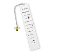 Regalo Maestre Fine Anno Segnalibro Idee Regalo Insegnanti Regali Maestre Fine Anno Personalizzato Regali per Insegnante Asilo Maestra Professoressa Colleghe Elementari Nido Laurea Natale Pasqua