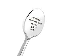 Regalo Maestre Natale Regalo per Insegnante, Cucchiai In Acciaio Inossidabile Incisi, Regalo Maestra Natale Regalo Maestre Regalo Professoressa Regalo Insegnante Regalo Professore Regalo San Valentino