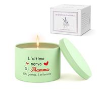 Regalo Mamma Candela Aromatica Regalo Compleanno Mamma Personalizzato Regali Candela Aromatica Lavanda in Lattina Metallo Idee Regali Compleanno Natale San Valentino Festa Della Donna Originali