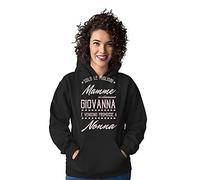 Regalo Mamma Nonna Personalizzabile con Nome Felpa Solo Le Migliori Mamme vengono promosse a Nonna - Regalo Festa della Mamma Festa dei Nonni