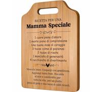 Regalo Mamma, Regalo Mamma Compleanno - Idee Tagliere in Bambù, Regali Festa Della Mammina Cucina Originali