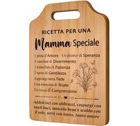 Regalo Mamma, Regalo Mamma Compleanno - Idee Tagliere in Bambù, Regali Festa Della Mammina, Regali del Figlio/Figlia alla Madre Cucina Originali