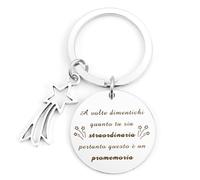 Regalo Natale Donna Portafortuna Portachiavi Amica Idee Uomo Laurea Regali per Lei Lui Fidanzata Fidanzato Ragazza Ragazzo Sorella Fratello Figlia Figlio