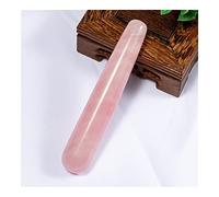 Regalo Naturale Rosa Quarzo Rosa Cristallo Massaggio Bastone Massaggio Bacchette Pietra for Pietre Preziose e Cristallo Collezioni di casa (Color : Pink Crystal)